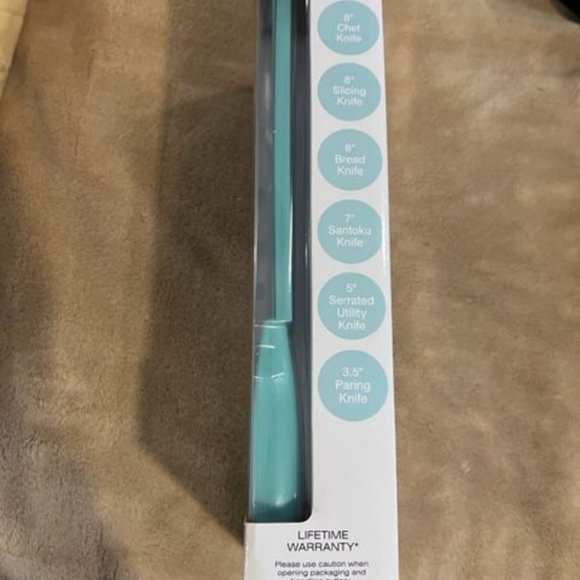 CUISINART ADVANTAGE 12 PC CERAMIC-COATED KNIFE SET – BLUE - Picture 3 of 4